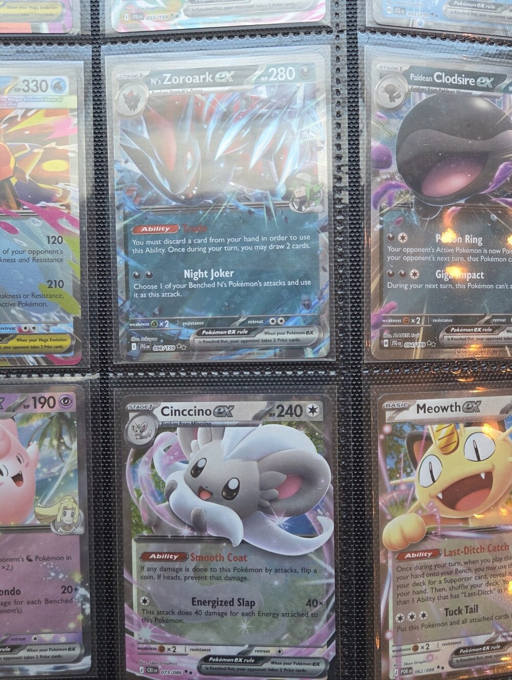 Pokémon EX Card Set Holo TCG Journey Together, Chaos Rising, and Perfect Order - Picture 6 of 10